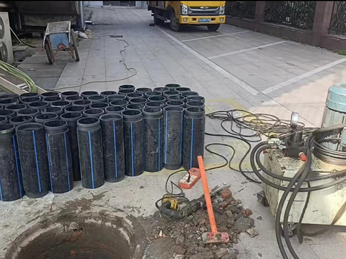 工业园区PE置换管厂家 DN315置换管 非开挖管短管置换